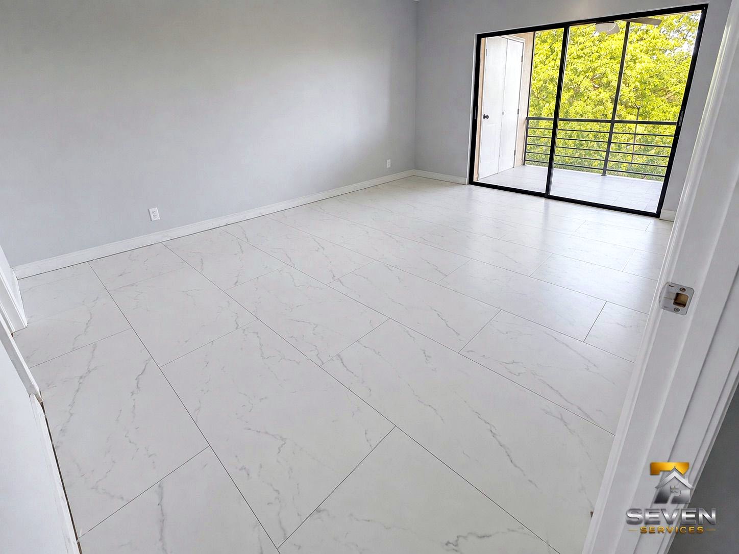 Home renovation and tile installation project by Seven Services