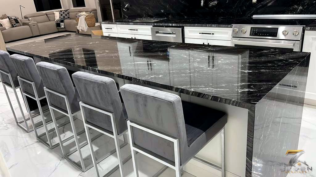 Kitchen renovation and finish installation by Seven Services